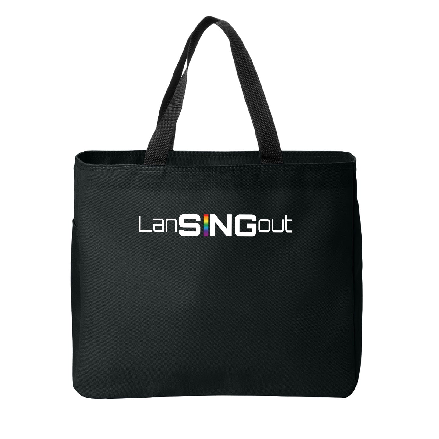LanSINGout - Wide Logo Port Authority Essential Tote