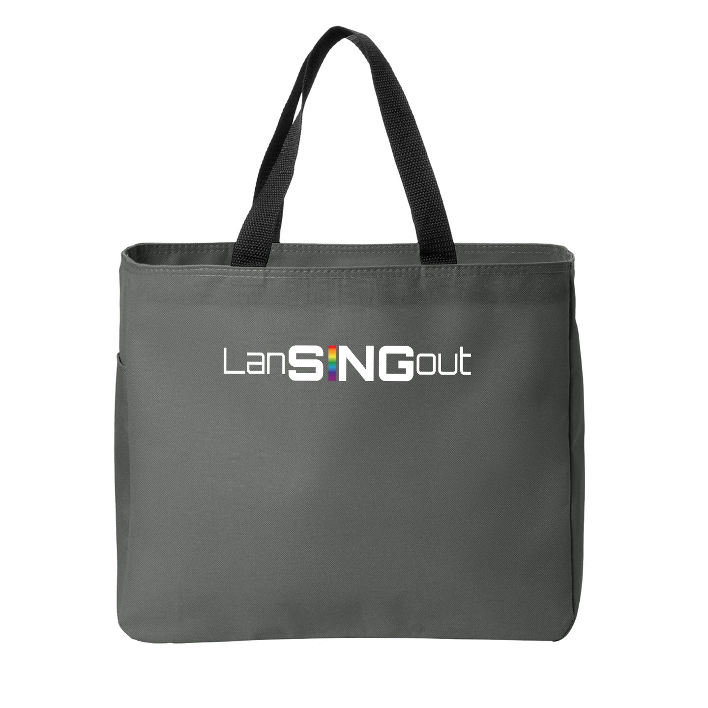 LanSINGout - Wide Logo Port Authority Essential Tote