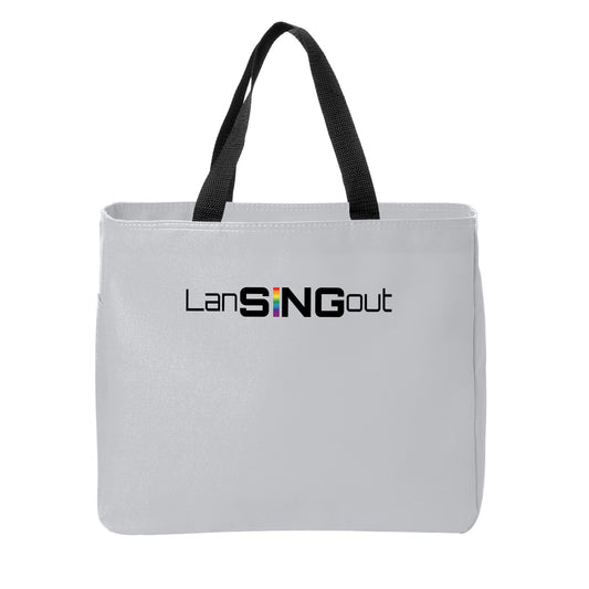 LanSINGout - Wide Logo Port Authority Essential Tote
