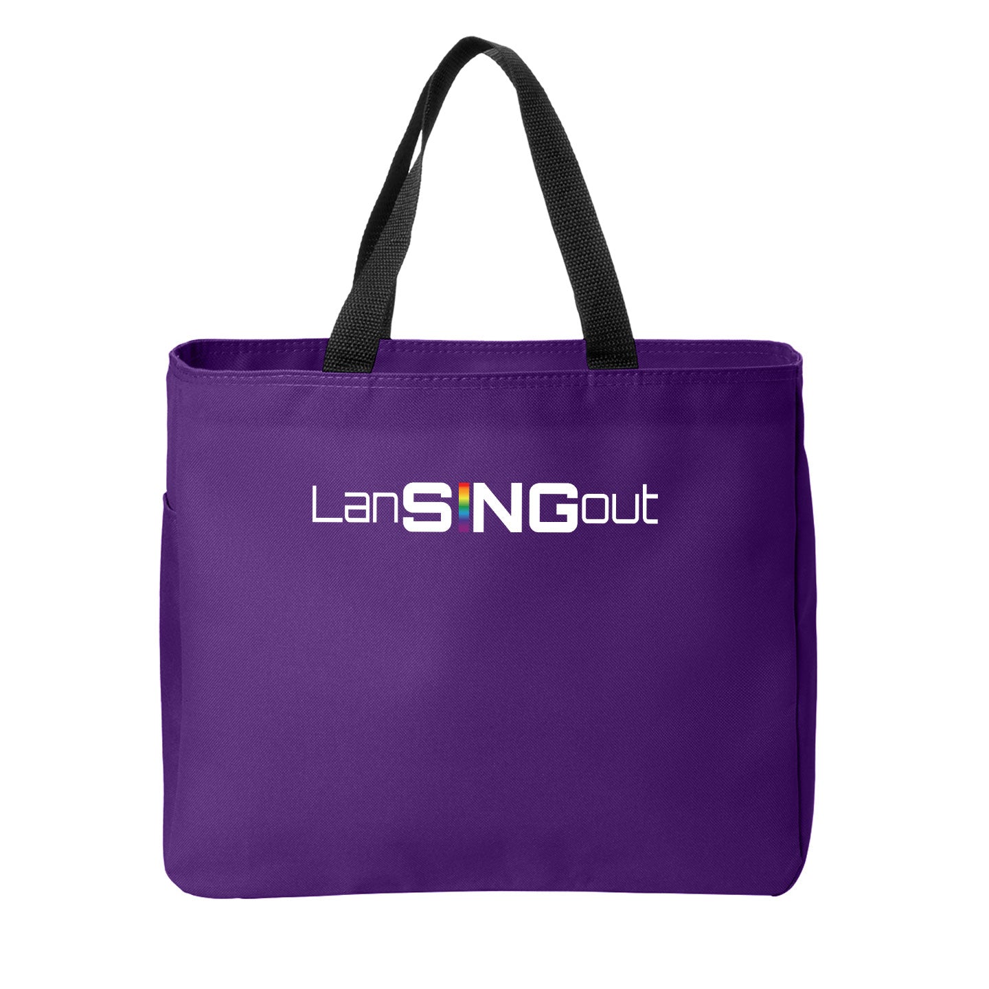 LanSINGout - Wide Logo Port Authority Essential Tote
