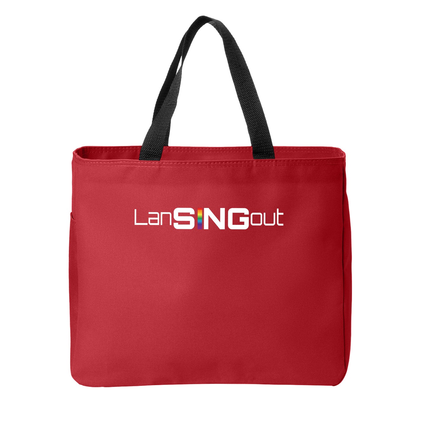 LanSINGout - Wide Logo Port Authority Essential Tote