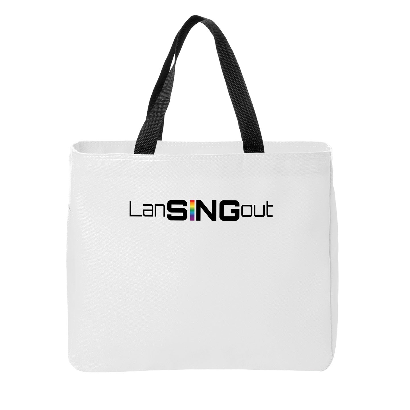LanSINGout - Wide Logo Port Authority Essential Tote