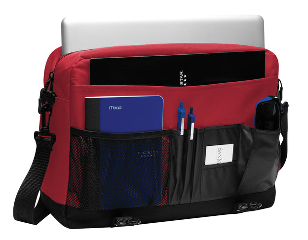 LanSINGout - Stacked Logo Port Authority Messenger Bag