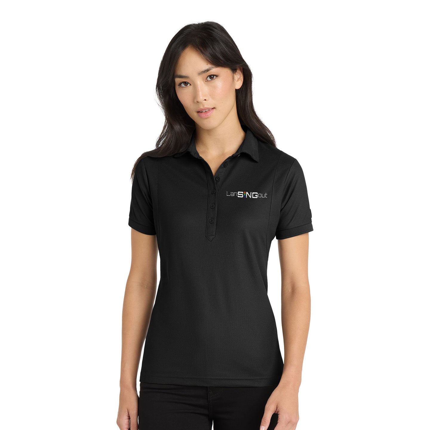 LanSINGout -  Wide Logo OGIO Women's Jewel Polo