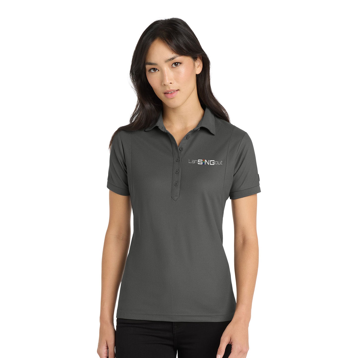 LanSINGout -  Wide Logo OGIO Women's Jewel Polo