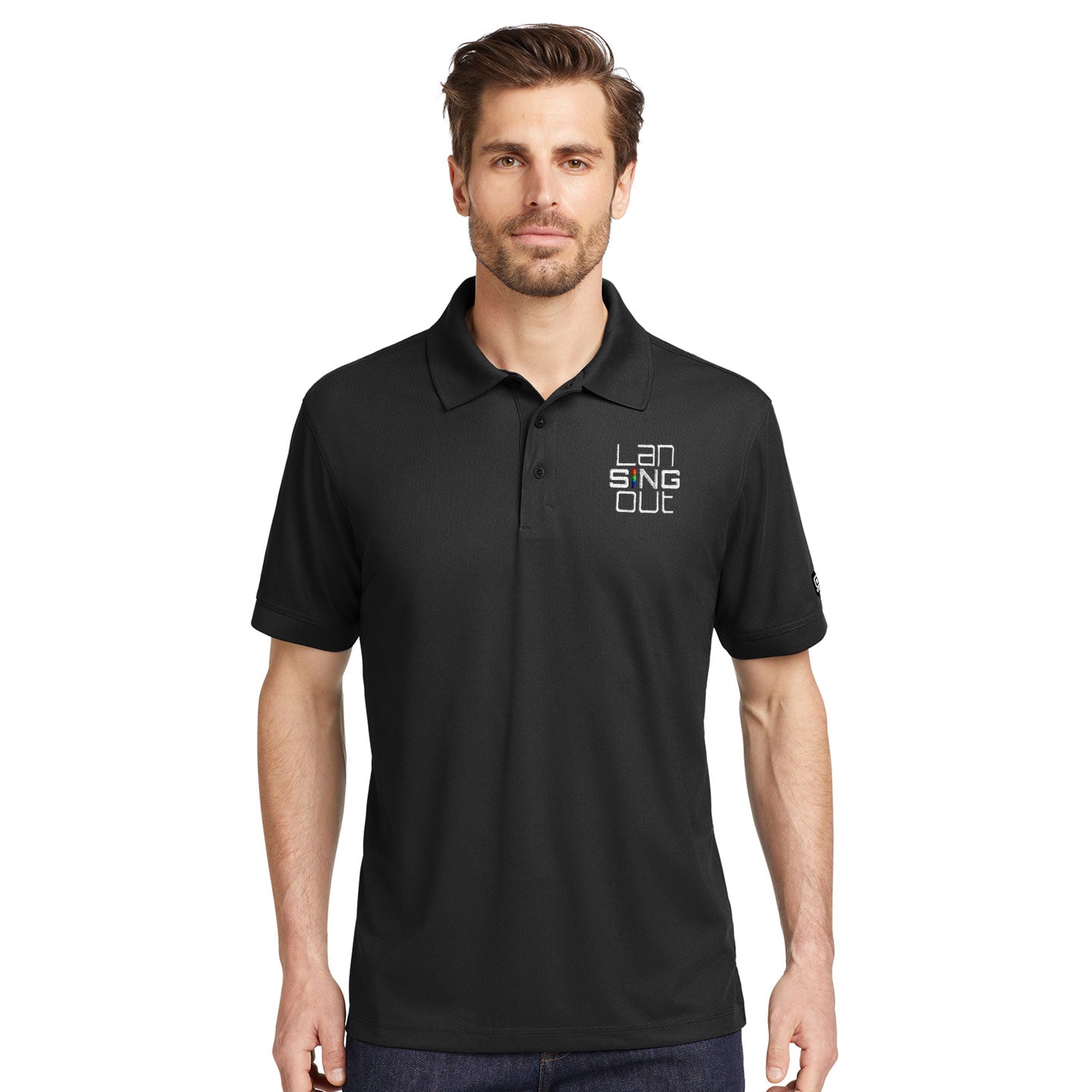 LanSINGout -  Stacked Logo Unisex OGIO Caliber Polo