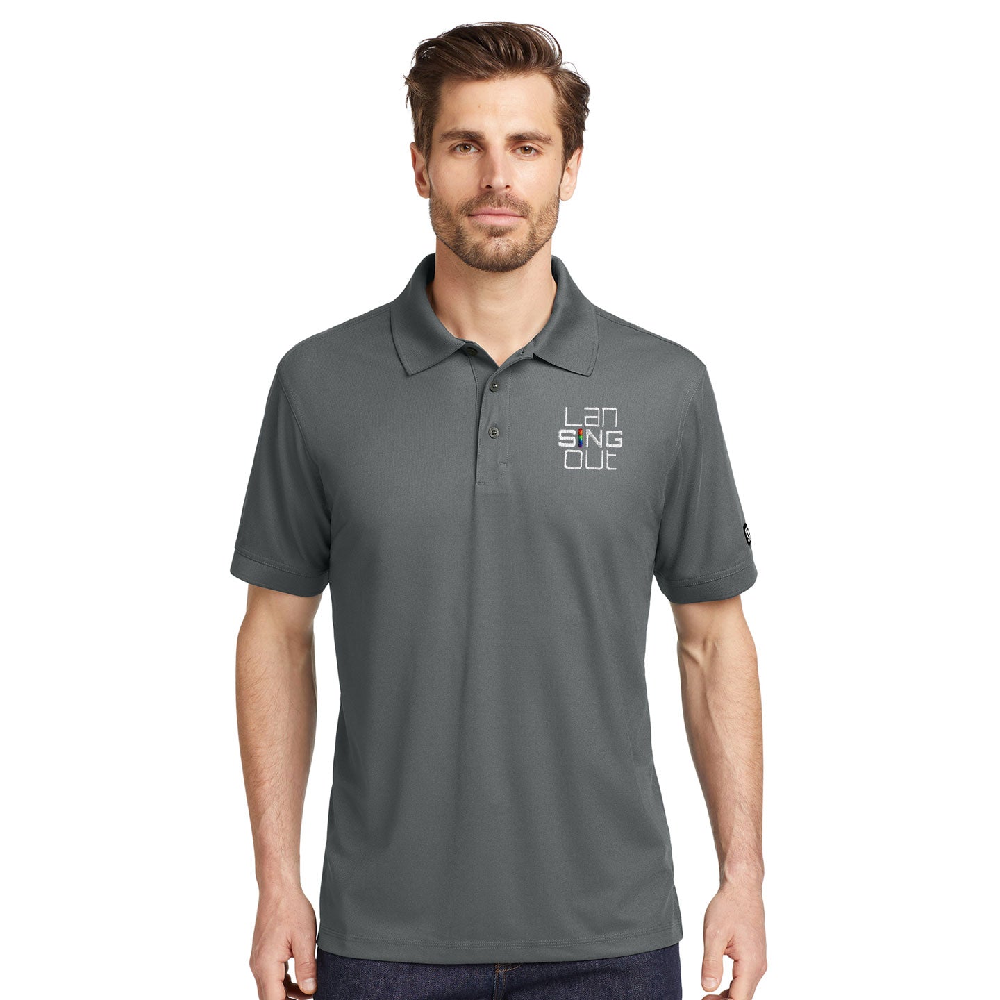 LanSINGout -  Stacked Logo Unisex OGIO Caliber Polo