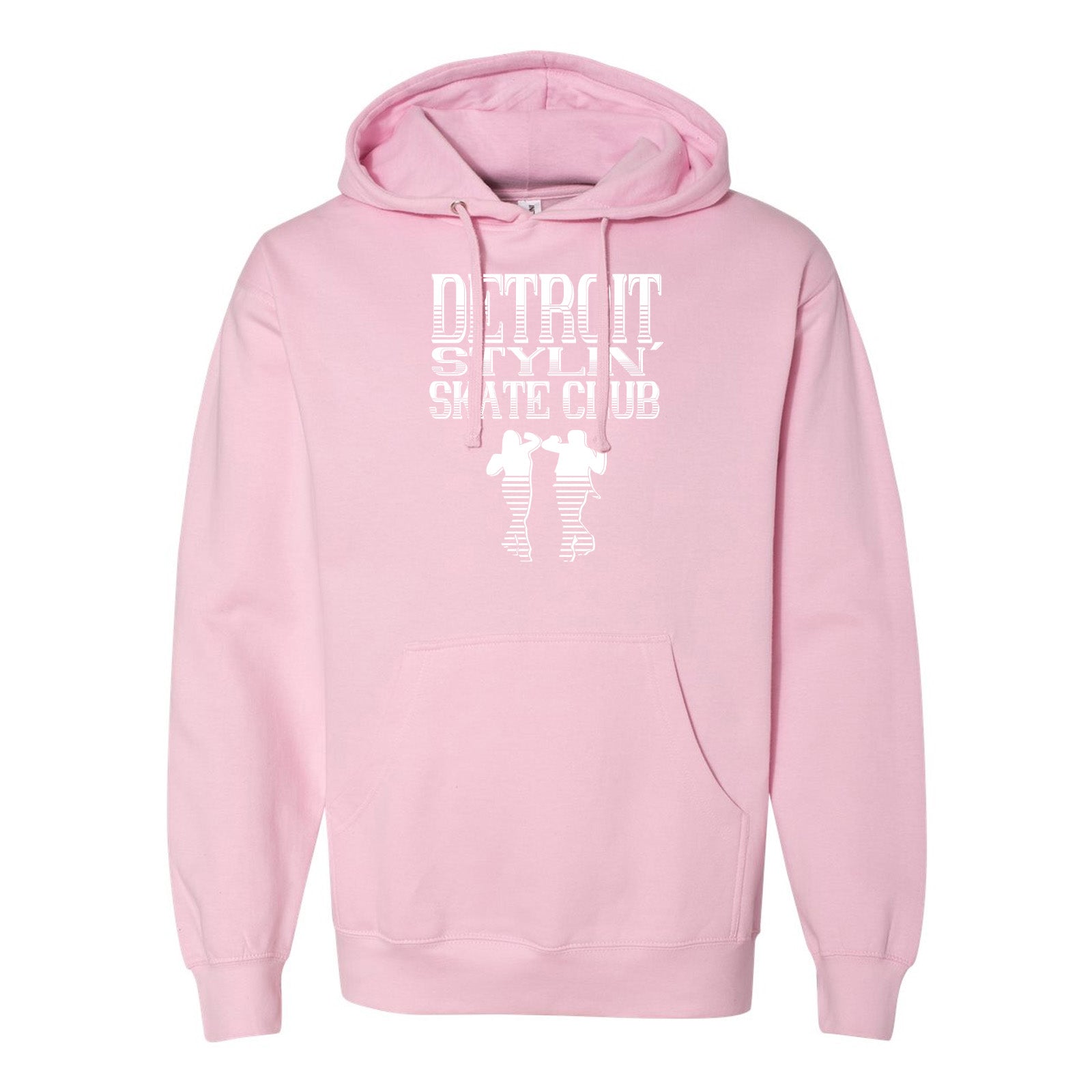 Detroit Stylin' Skate Club - Independent Trading Co. Midweight Hooded Sweatshirt Printed