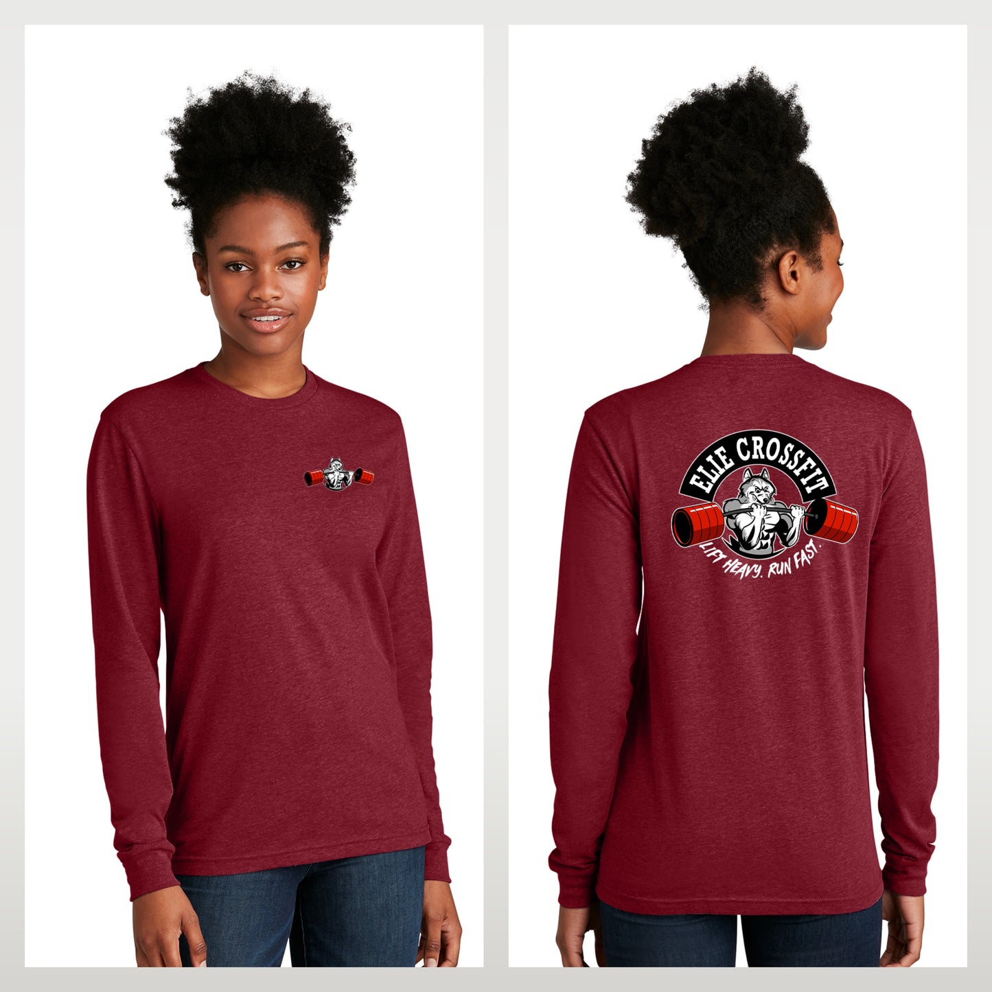 Elie Crossfit - Staff Version - Mato & Hash Unisex Blended Long Sleeve T-Shirt