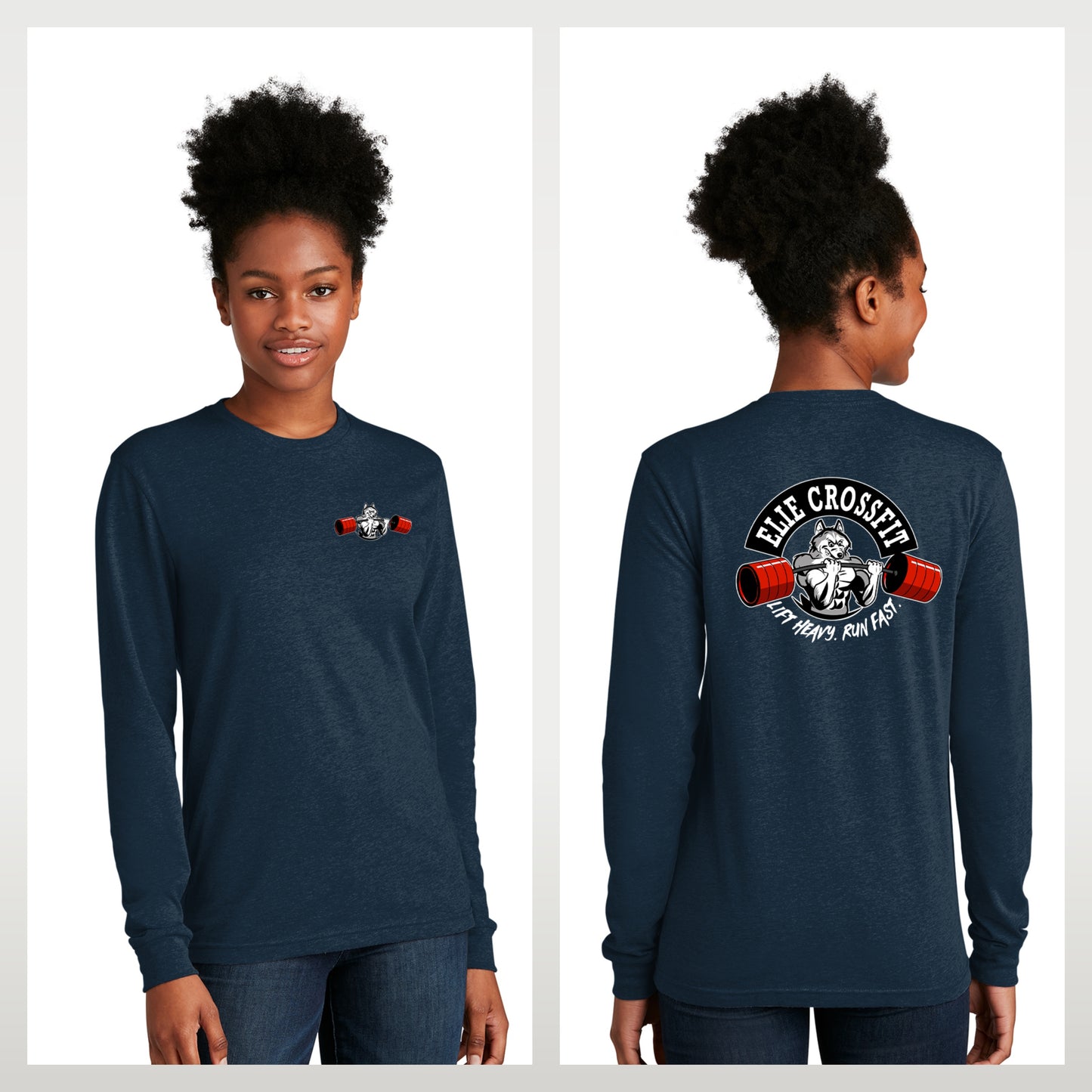 Elie Crossfit - Staff Version - Mato & Hash Unisex Blended Long Sleeve T-Shirt