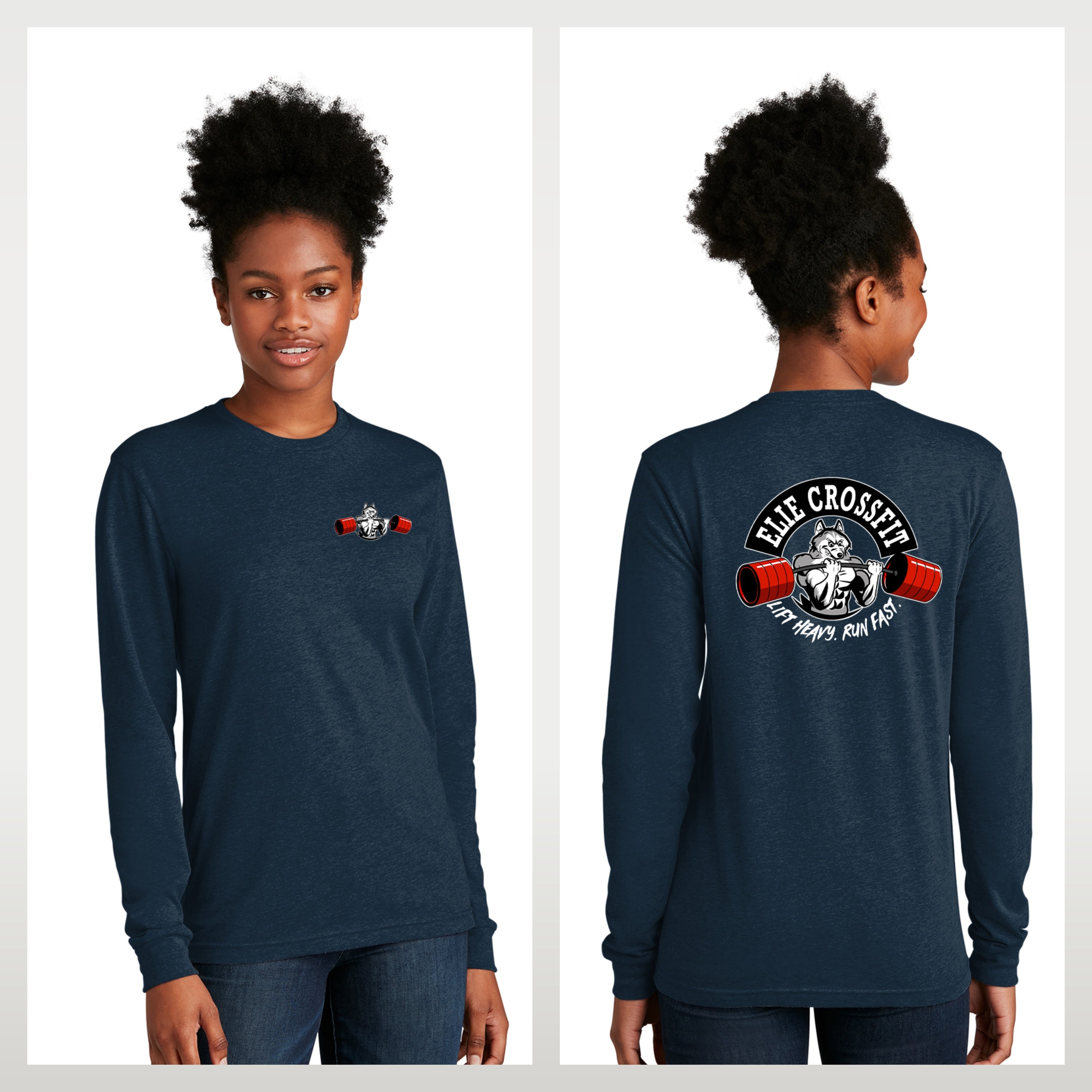 Elie Crossfit - Staff Version - Mato & Hash Unisex Blended Long Sleeve T-Shirt