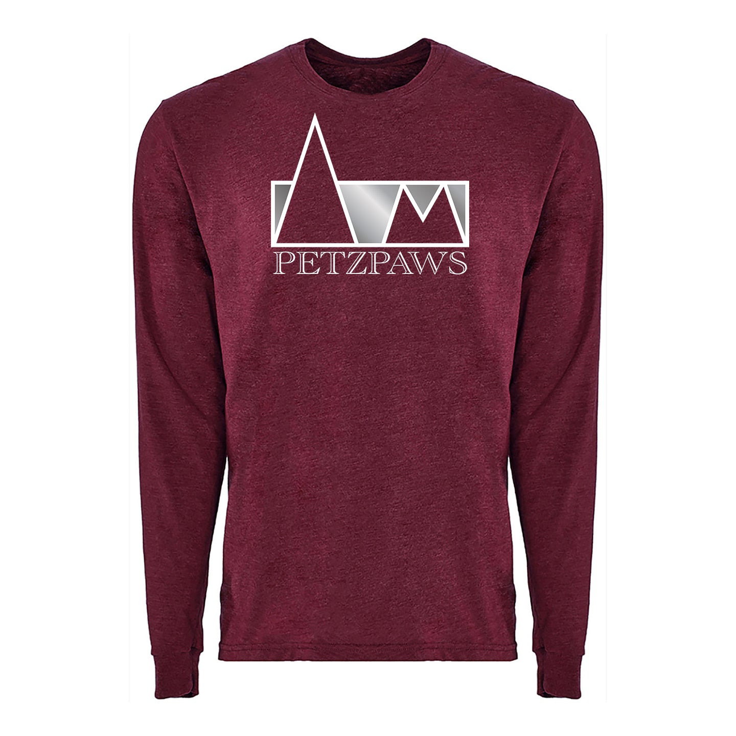 Petzpaws - Unisex Blend Printed Logo Long Sleeve  T-Shirt