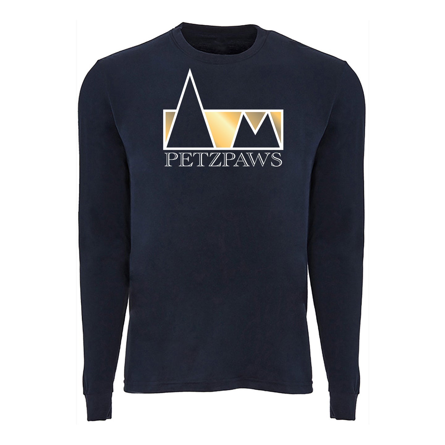 Petzpaws - Unisex Blend Printed Logo Long Sleeve  T-Shirt