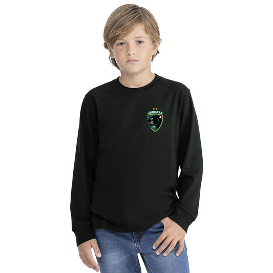 Jaguars Soft Blend Youth Long Sleeve T Shirt Crest