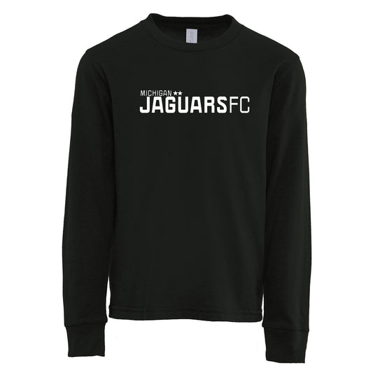 Jaguars Soft Blend Youth Long Sleeve T Shirt Wordmark