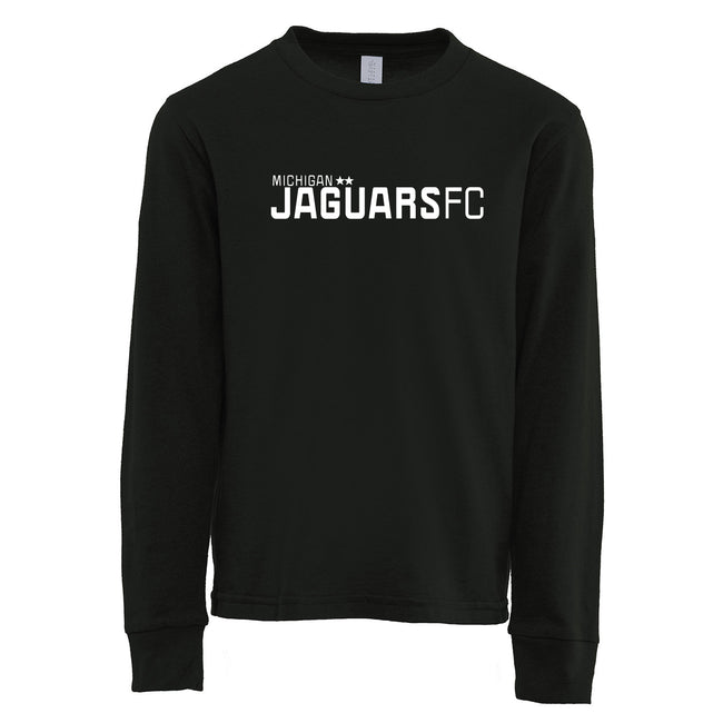 Jaguars Soft Blend Youth Long Sleeve T Shirt Wordmark