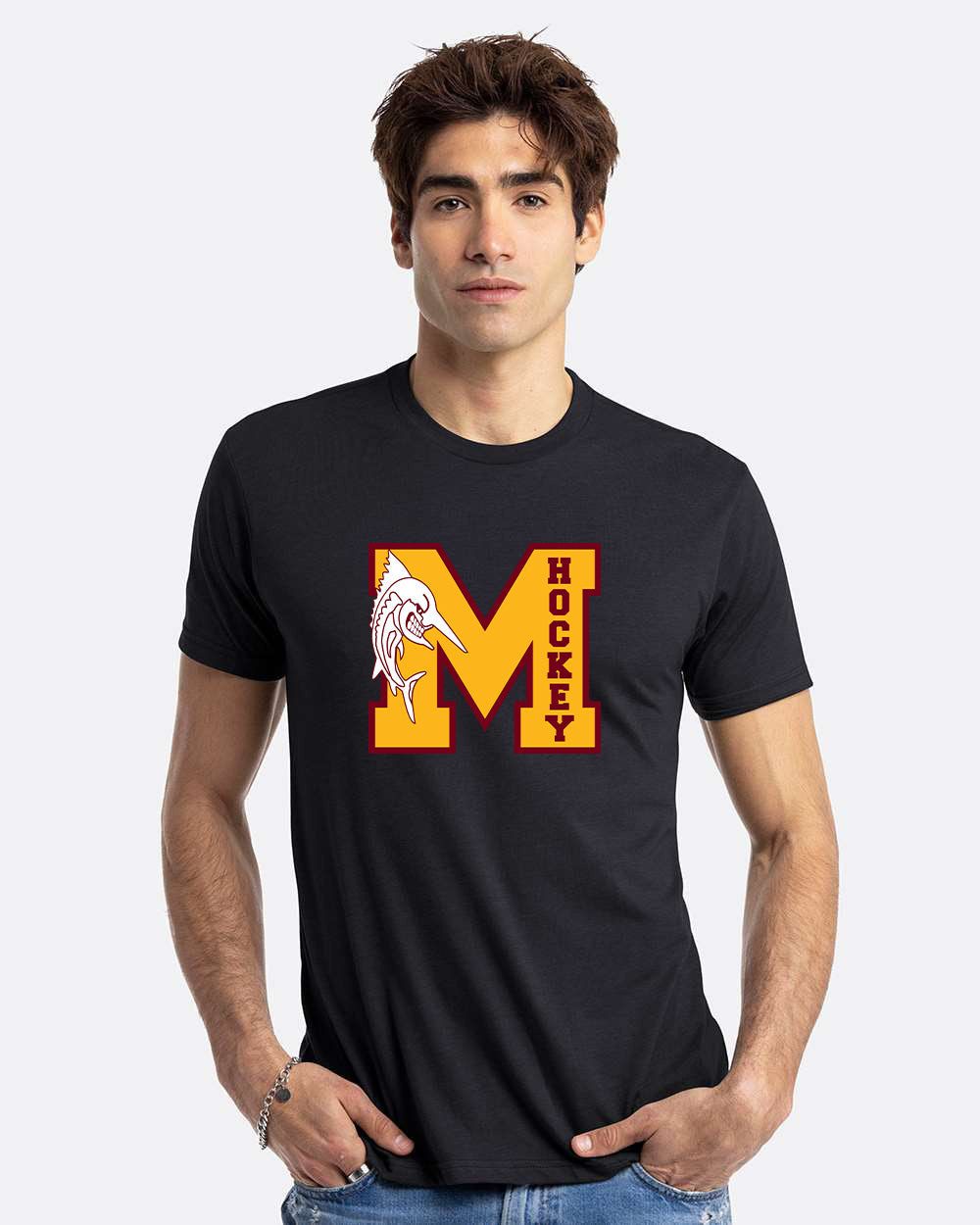 Mercy High School - Hockey - Adult/Unisex Blended Comfort T-Shirt