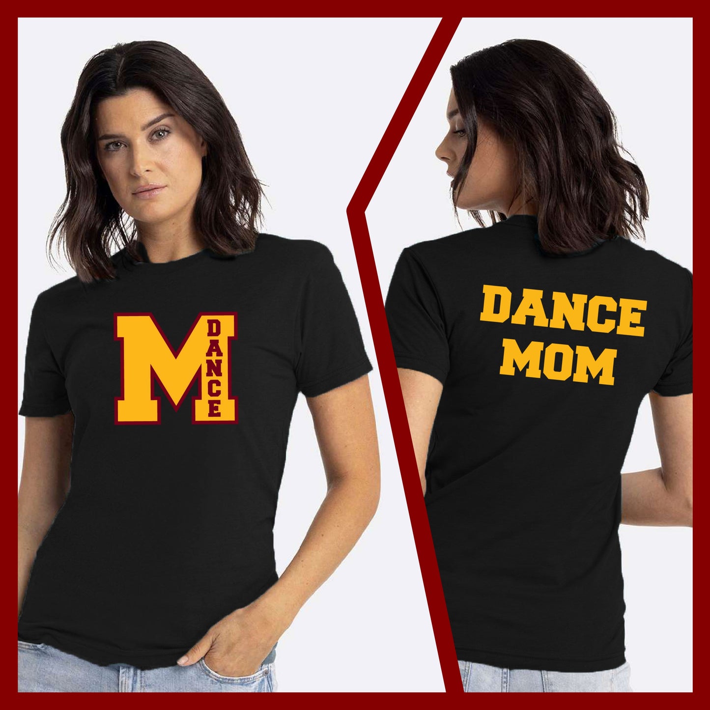 Mercy Varsity Dance - MOM/DAD Unisex Blended Comfort T-Shirt (Double Sided)