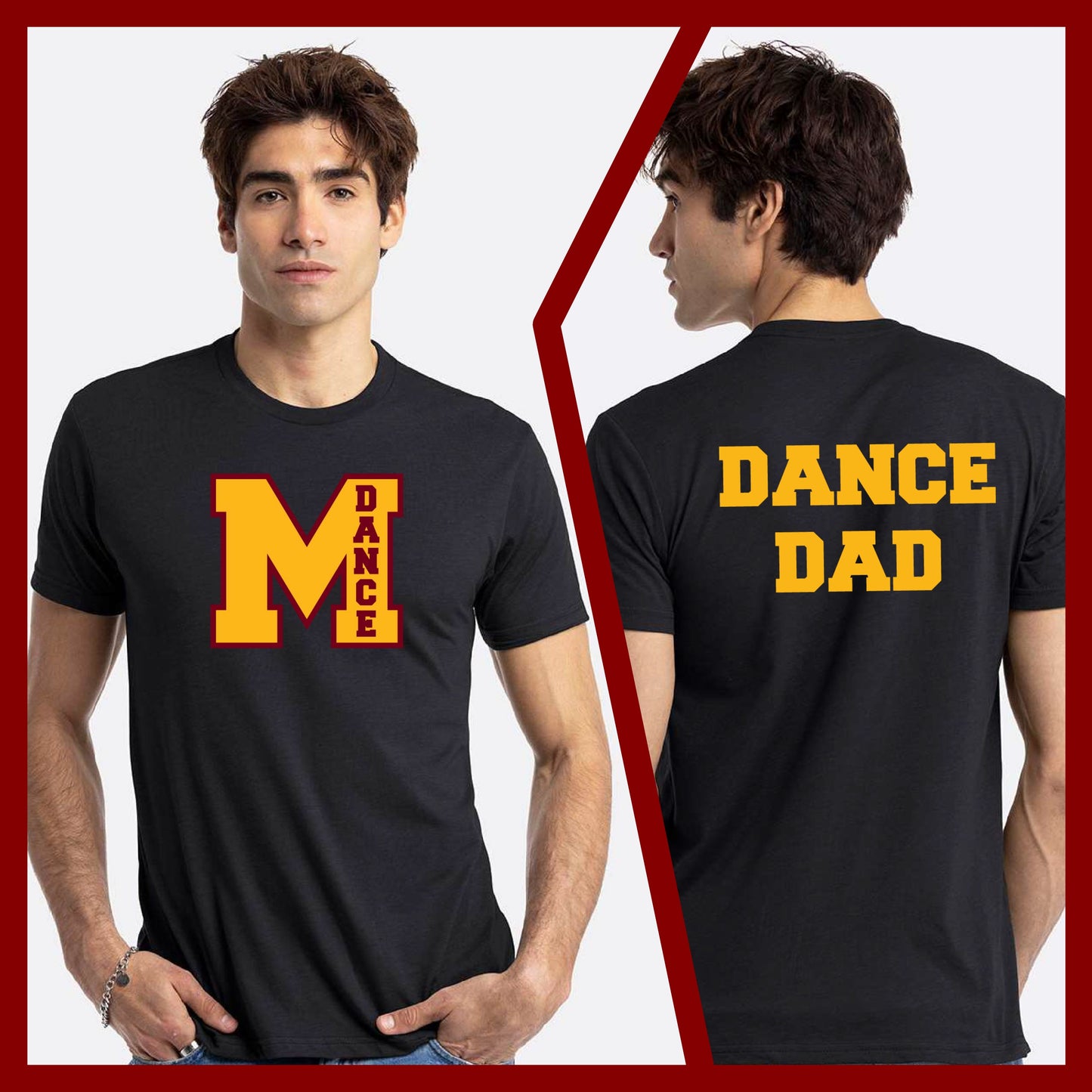 Mercy Varsity Dance - MOM/DAD Unisex Blended Comfort T-Shirt (Double Sided)
