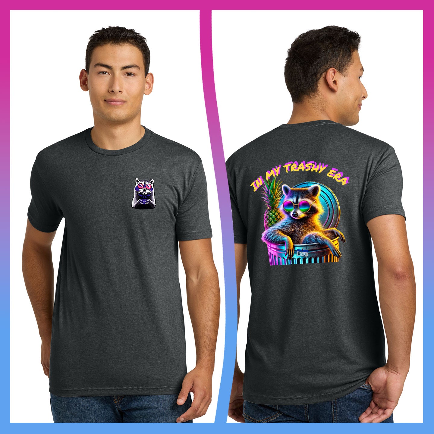 Domino Effect Apparel -  In My Trashy Era Printed Unisex Next Level Blend Tee