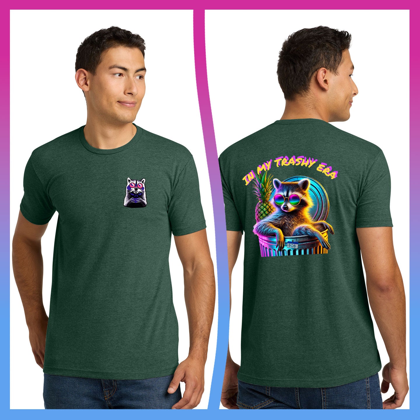 Domino Effect Apparel -  In My Trashy Era Printed Unisex Next Level Blend Tee
