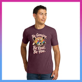 Domino Effect Apparel -  Be Genuine Bob Printed Unisex Next Level Blend Tee