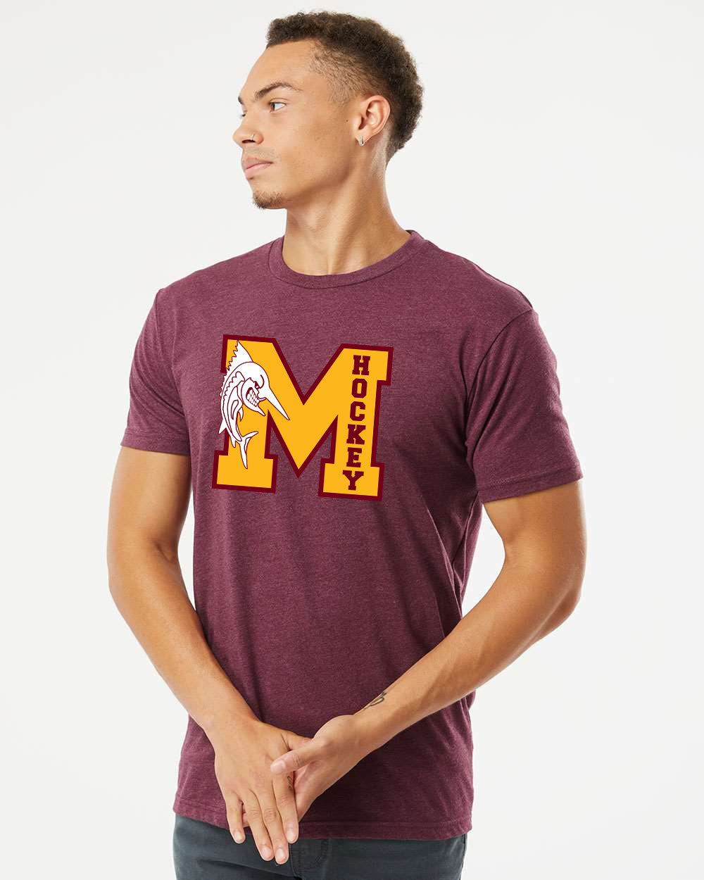 Mercy High School - Hockey - Adult/Unisex Blended Comfort T-Shirt