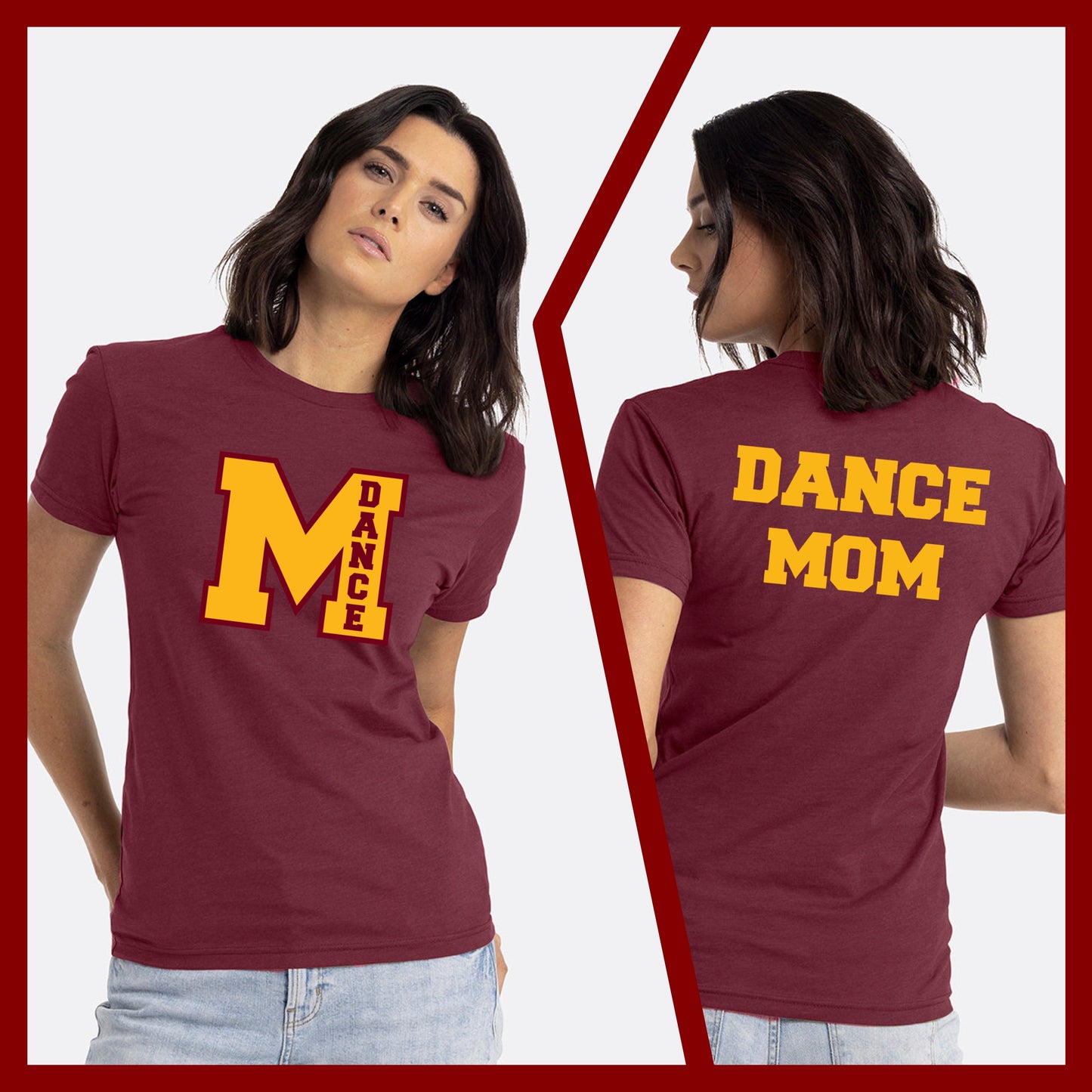 Mercy Varsity Dance - MOM/DAD Unisex Blended Comfort T-Shirt (Double Sided)