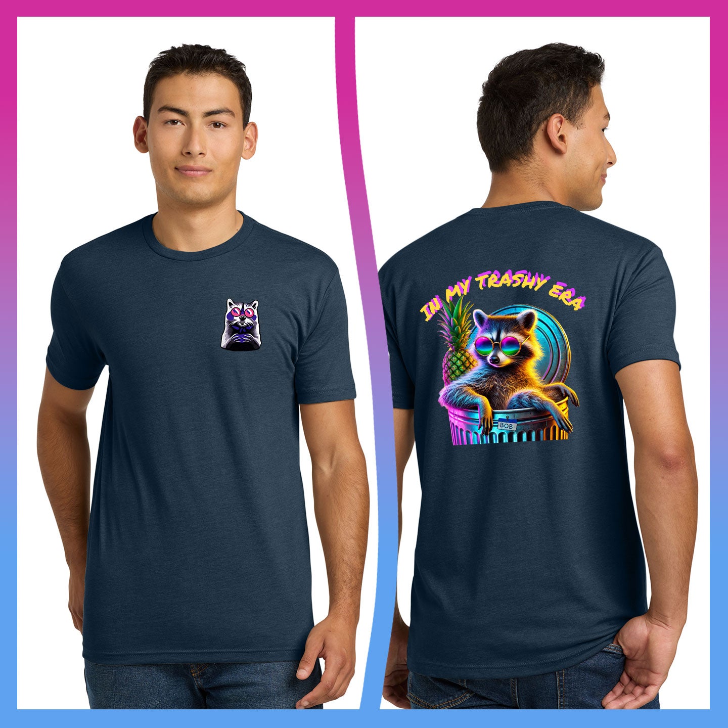 Domino Effect Apparel -  In My Trashy Era Printed Unisex Next Level Blend Tee