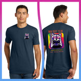 Domino Effect Apparel -  Shameless Bob Printed Unisex Next Level Blend Tee