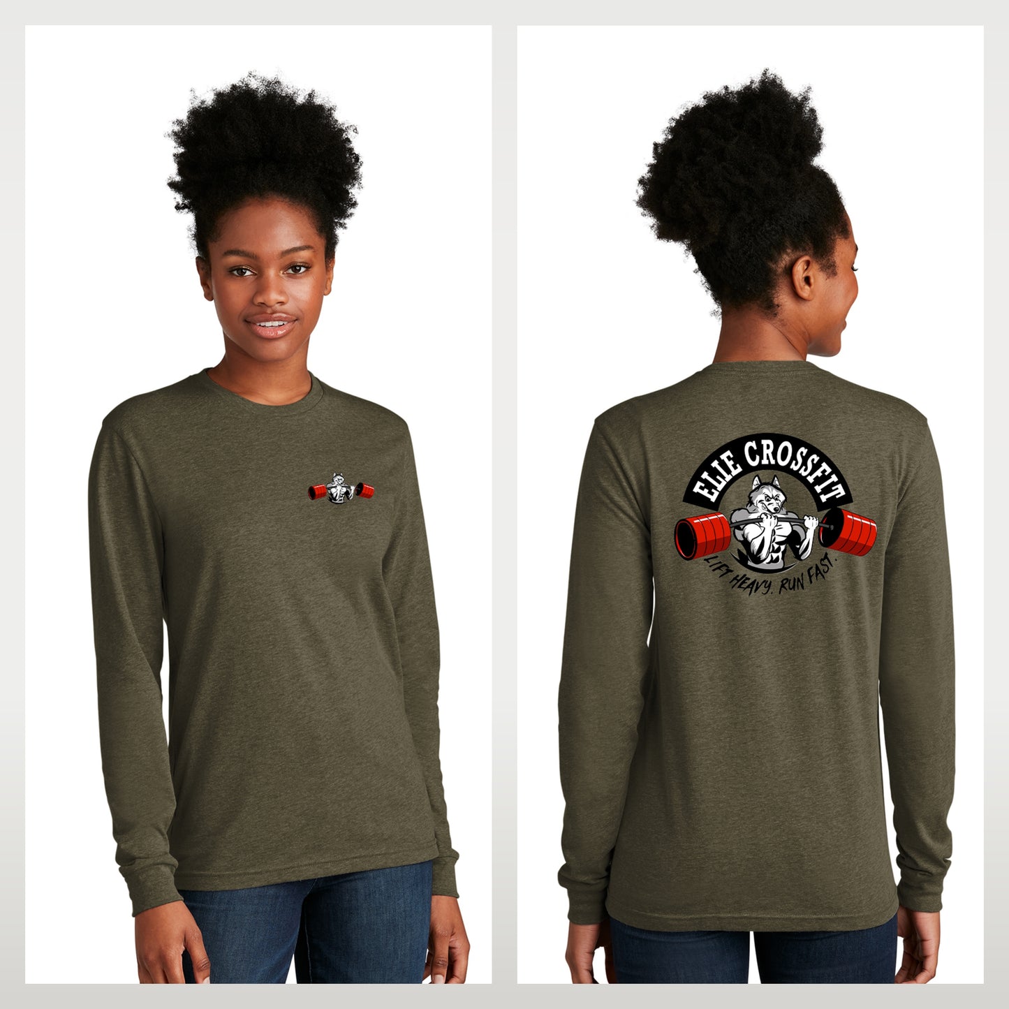Elie Crossfit - Staff Version - Mato & Hash Unisex Blended Long Sleeve T-Shirt