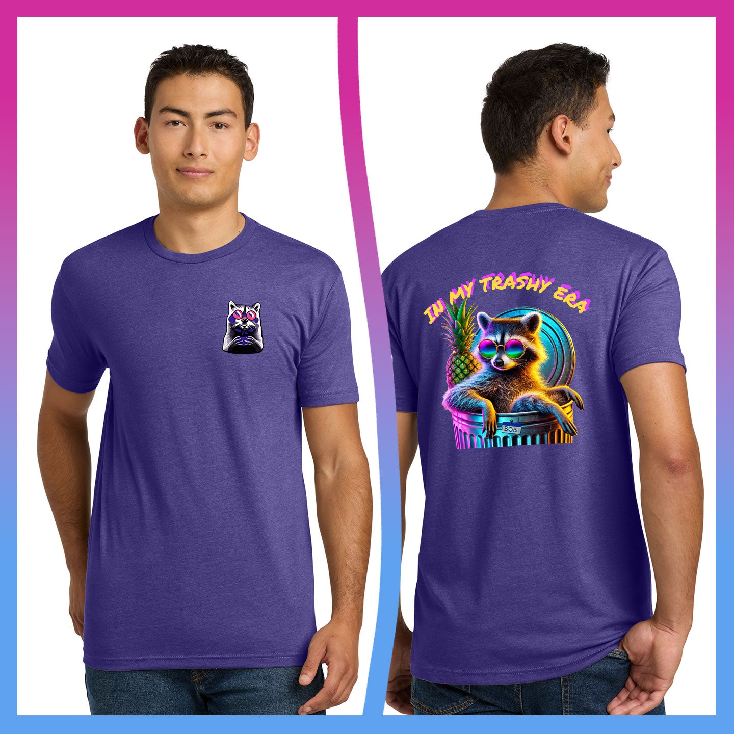 Domino Effect Apparel -  In My Trashy Era Printed Unisex Next Level Blend Tee