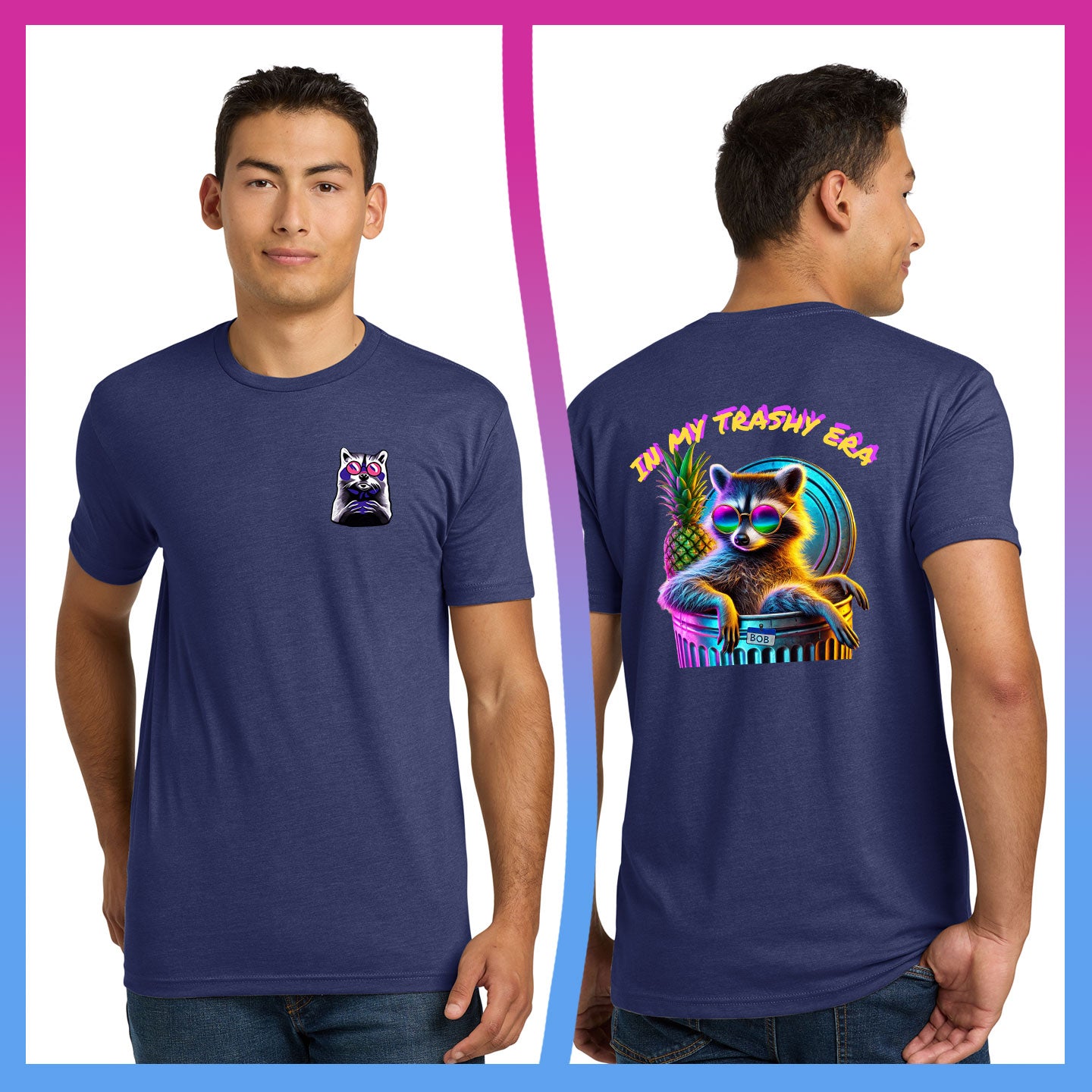 Domino Effect Apparel -  In My Trashy Era Printed Unisex Next Level Blend Tee