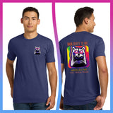 Domino Effect Apparel -  Shameless Bob Printed Unisex Next Level Blend Tee