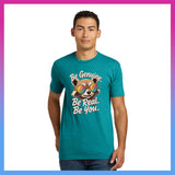 Domino Effect Apparel -  Be Genuine Bob Printed Unisex Next Level Blend Tee