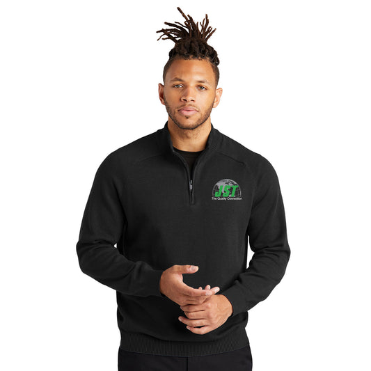 JST - Mercer+Mettle Embroidered 1/4-Zip Sweater