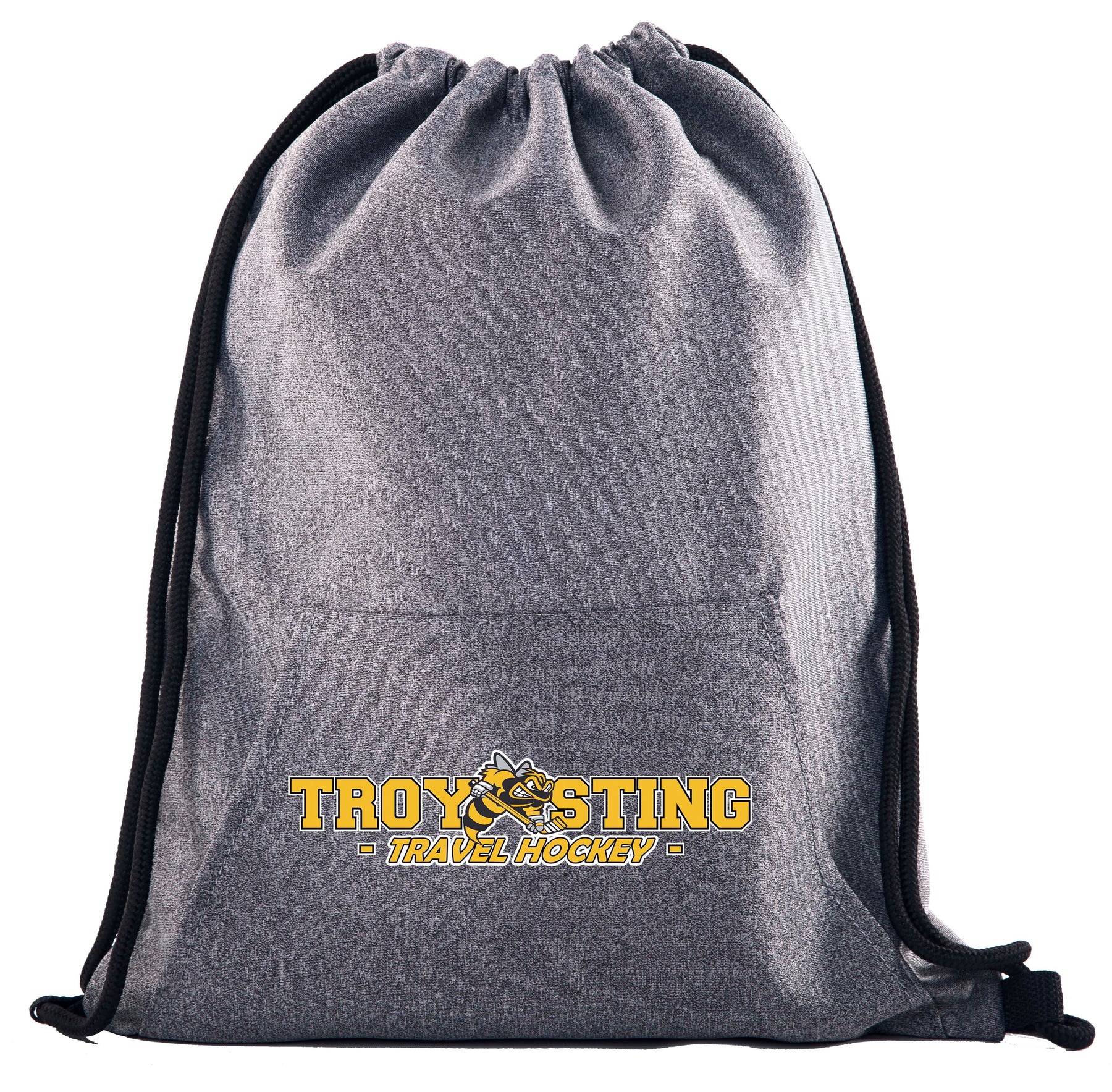 Troy Sting Drawstring Bag w/ Pocket Printed