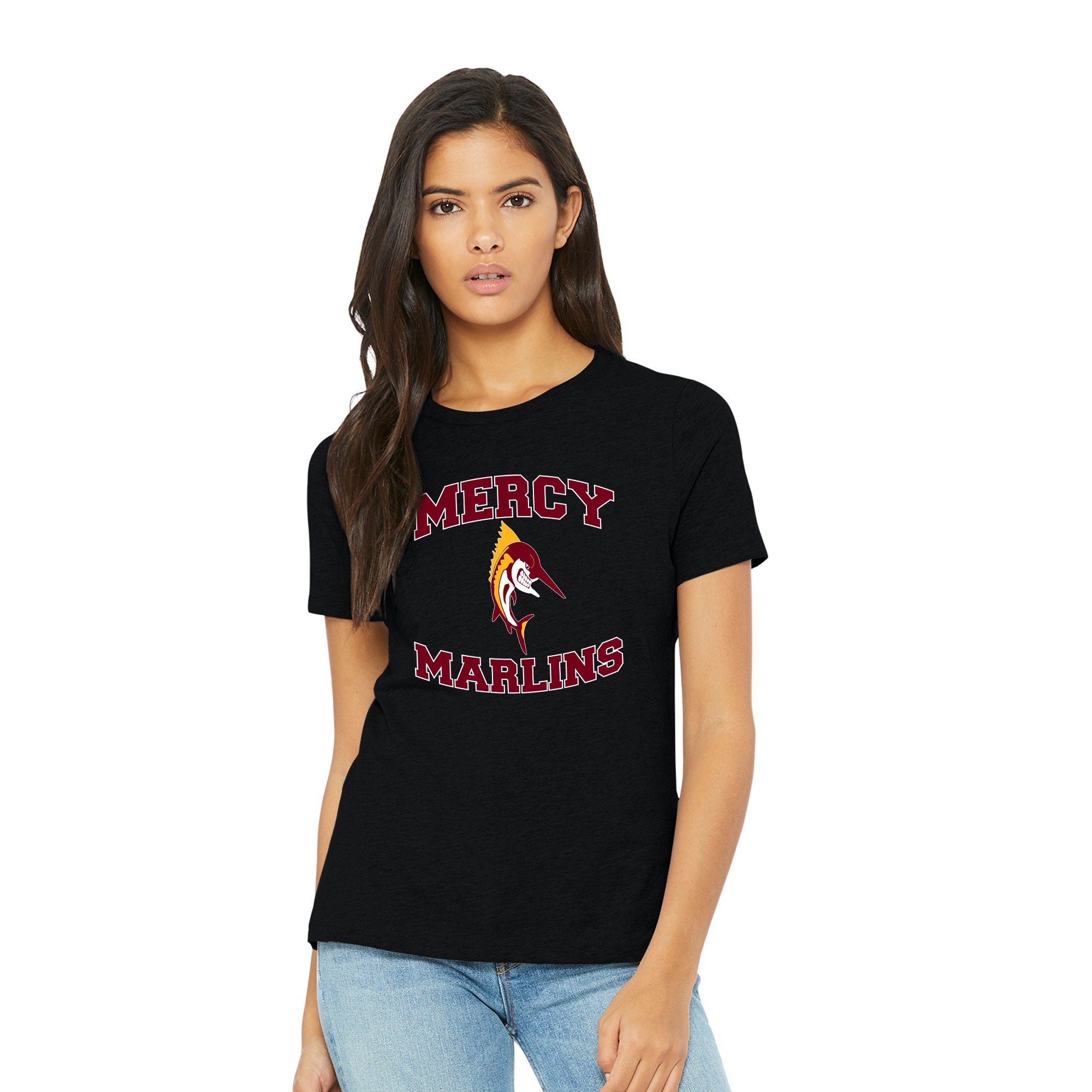 Mercy HS - Marlins Women's Bella+Canvas Relaxed Tee