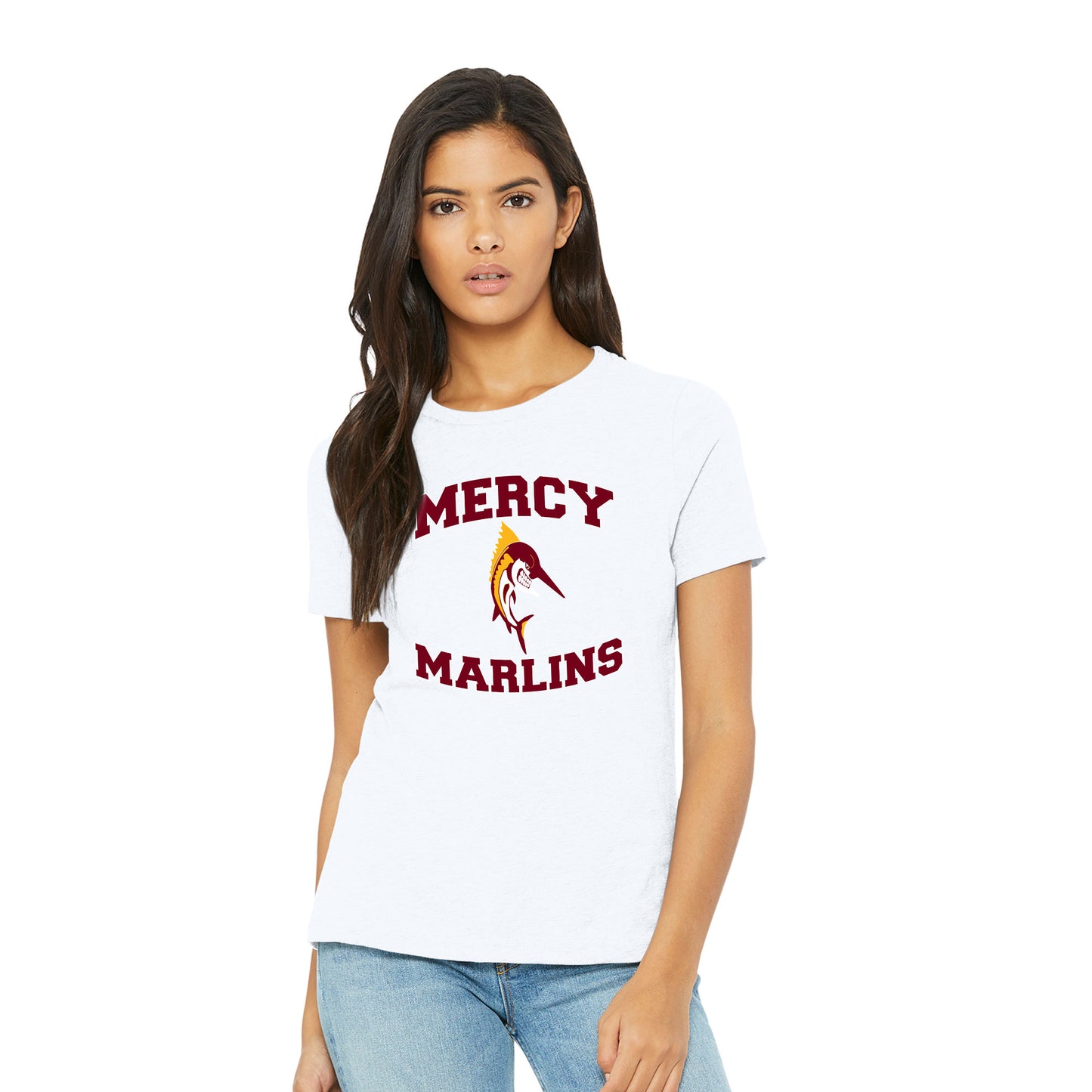 Mercy HS - Marlins Women's Bella+Canvas Relaxed Tee