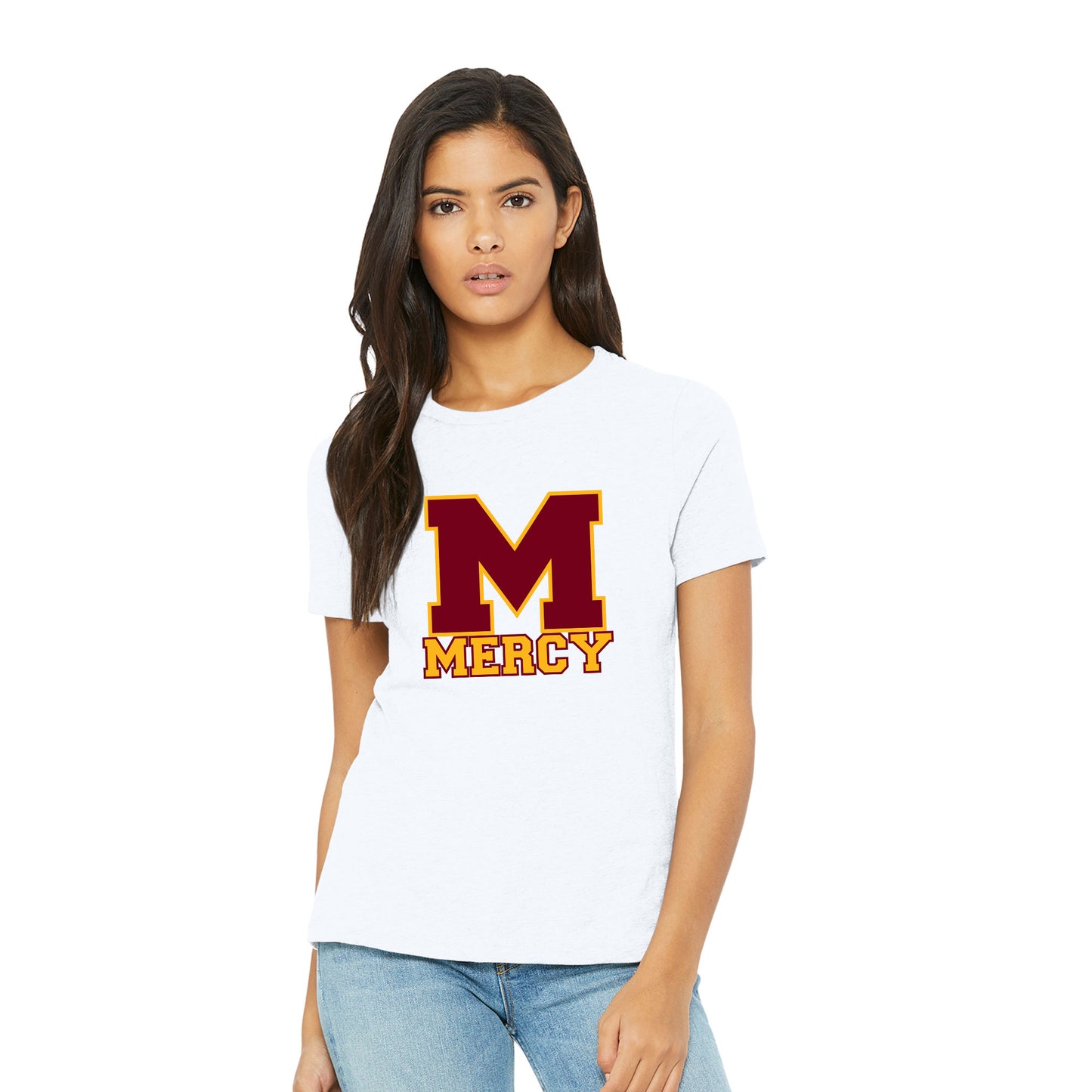 Mercy HS - Mercy M Women's Bella+Canvas Relaxed Tee