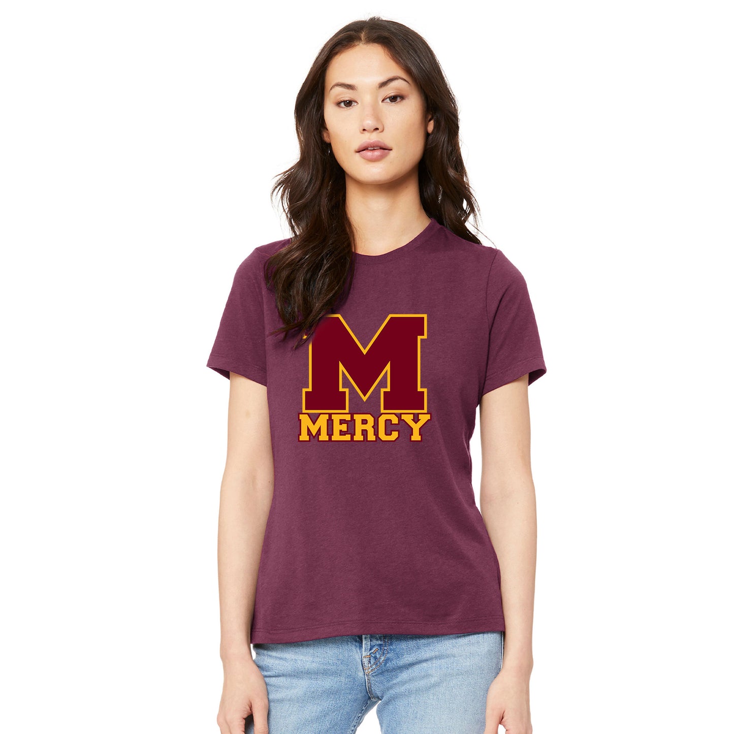 Mercy HS - Mercy M Women's Bella+Canvas Relaxed Tee