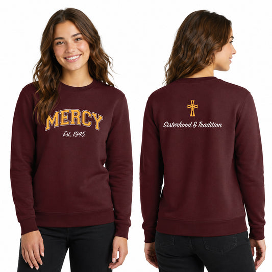 Mercy HS Uniform - Sisterhood & Tradition Printed Unisex Port&Co Sweatshirt