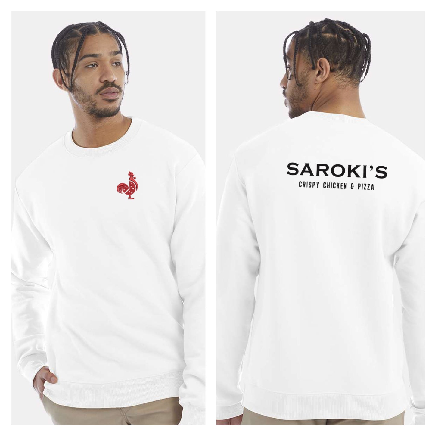 Saroki's Chicken - Reverse Weave® Crewneck Sweatshirt