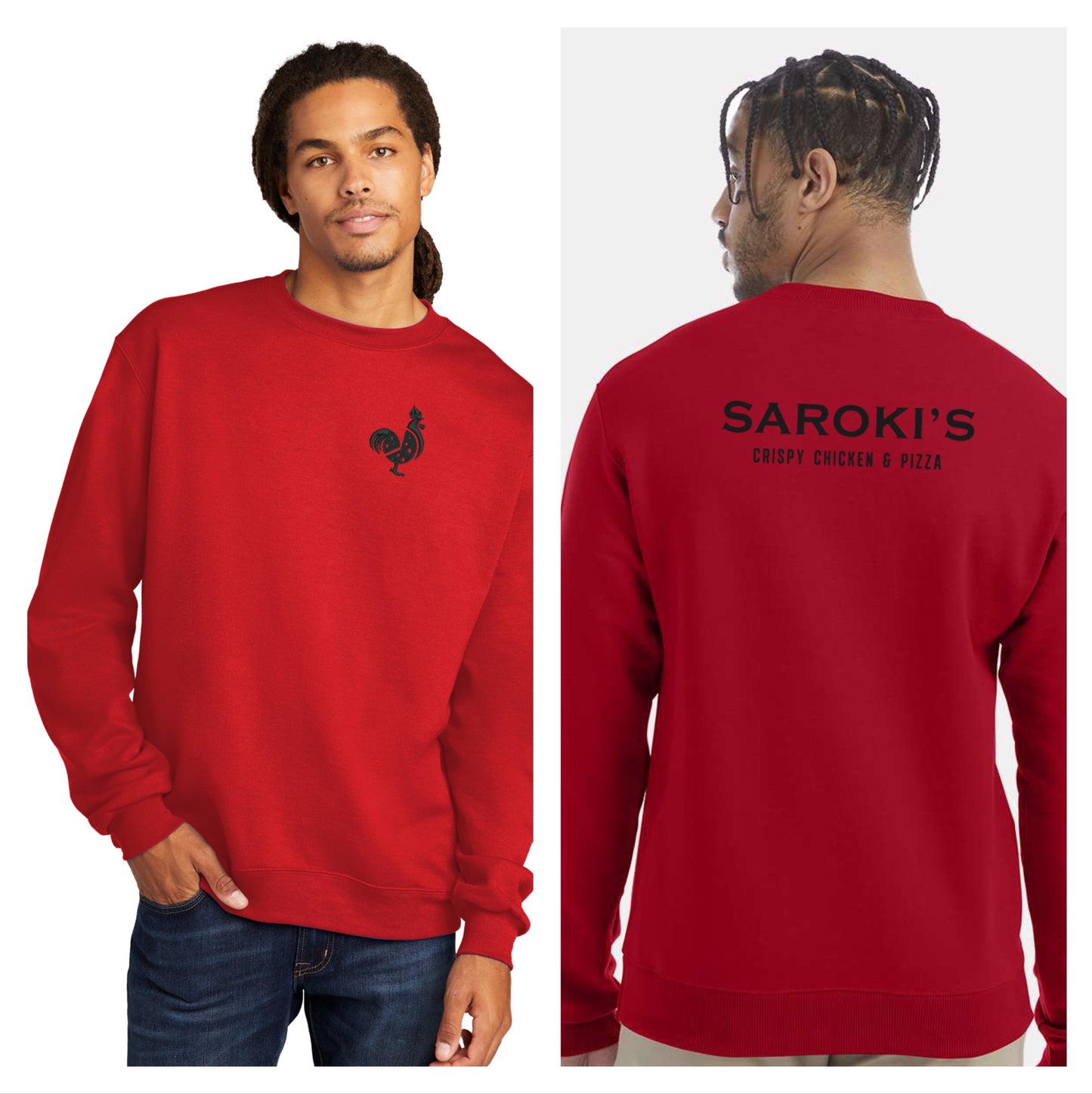 Saroki's Chicken - Reverse Weave® Crewneck Sweatshirt