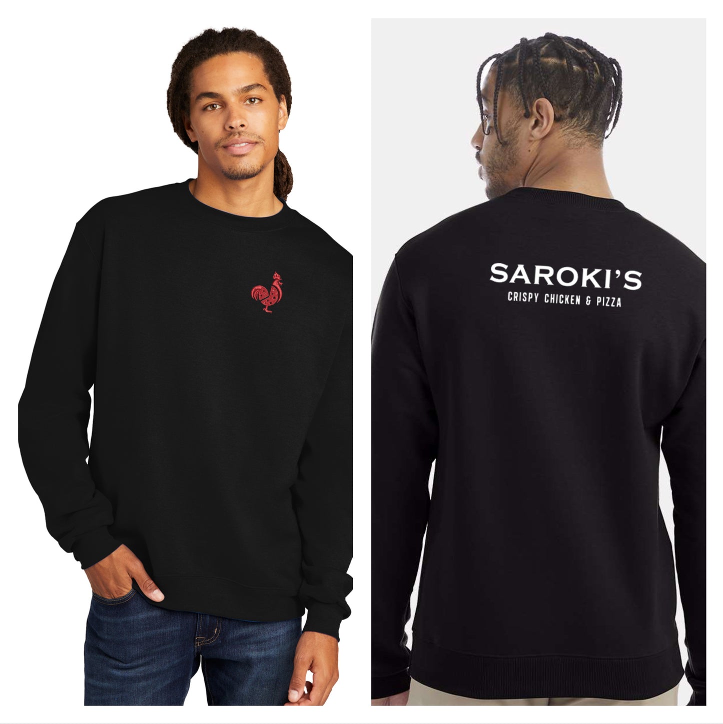 Saroki's Chicken - Reverse Weave® Crewneck Sweatshirt