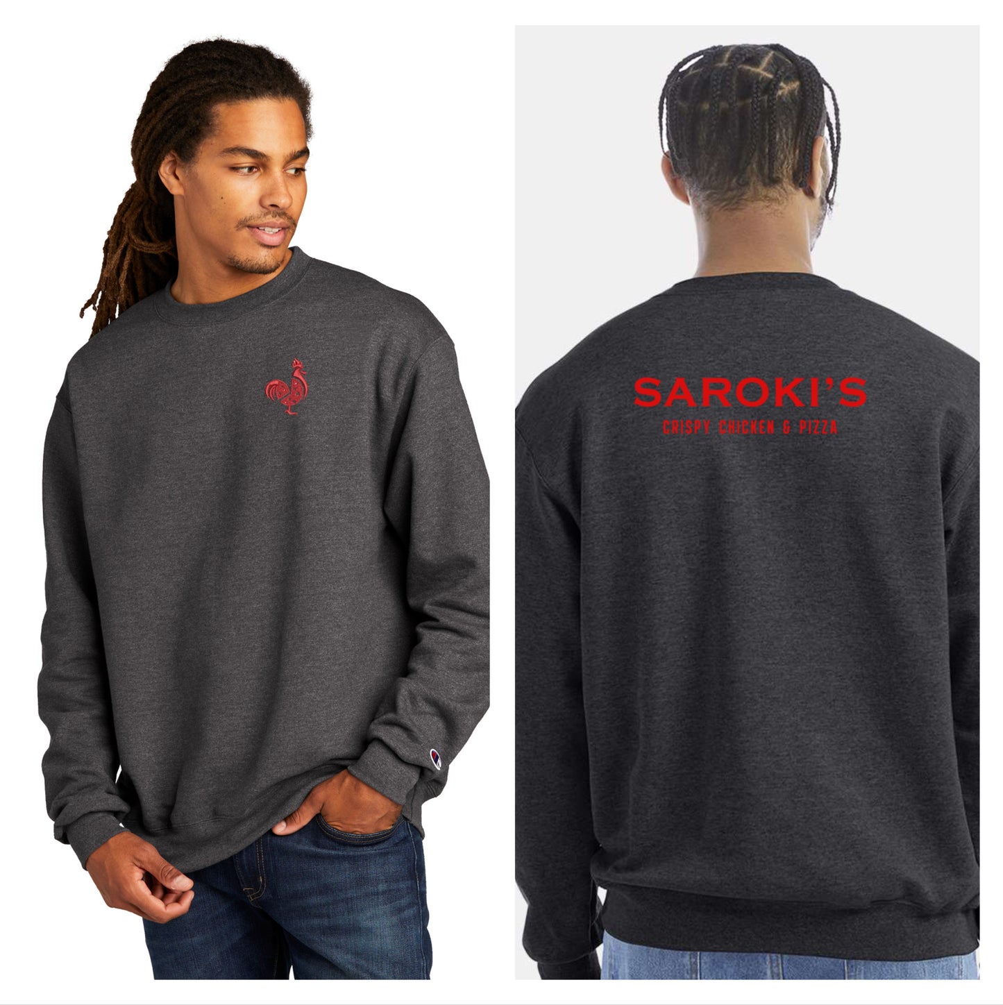 Saroki's Chicken - Reverse Weave® Crewneck Sweatshirt