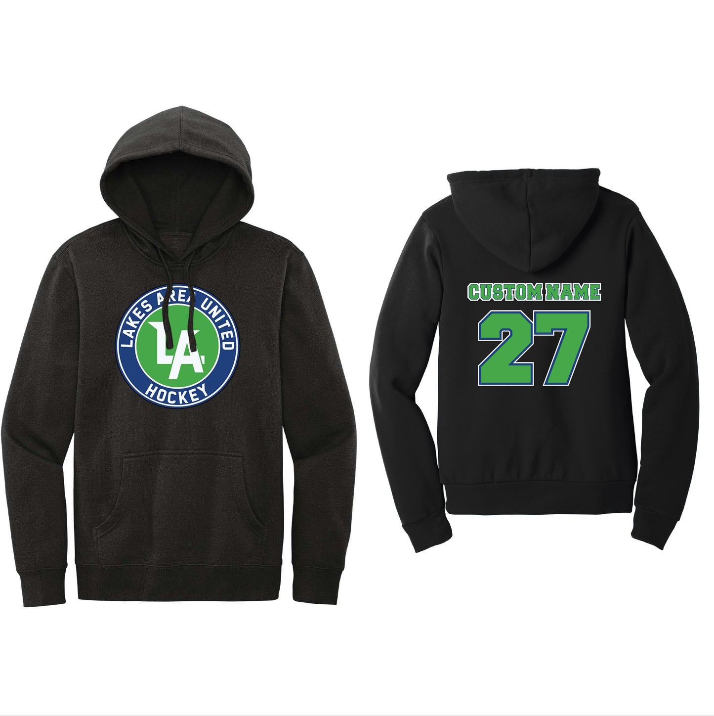 Lakes United Hockey District V.I.T. Fleece Hoodie Custom Name & Number