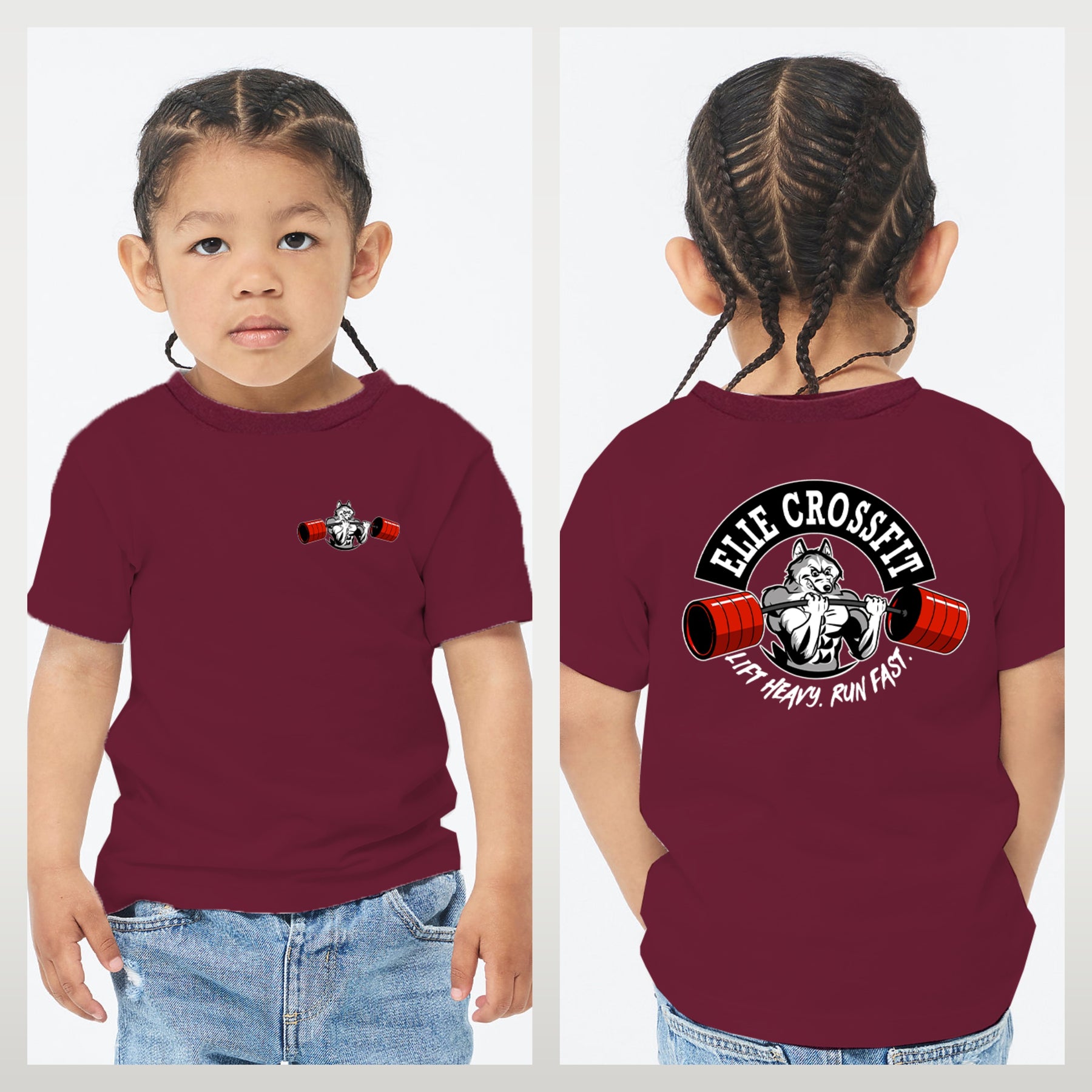 Elie Crossfit - Staff Version - Bella + Canvas Toddler Unisex 100% Cotton T-Shirt