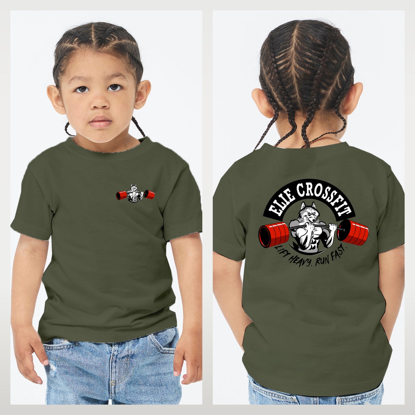 Elie Crossfit - Staff Version - Bella + Canvas Toddler Unisex 100% Cotton T-Shirt