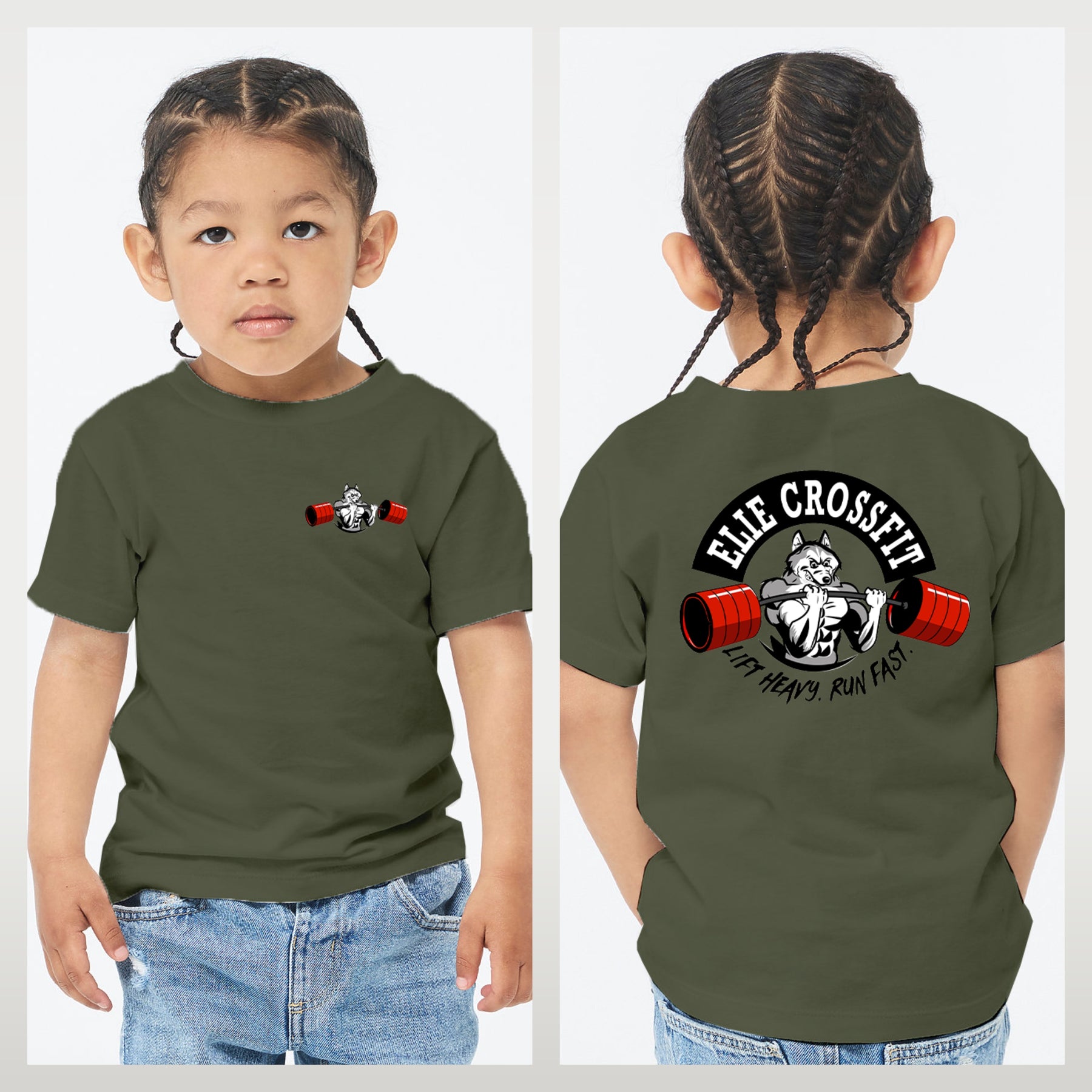 Elie Crossfit - Staff Version - Bella + Canvas Toddler Unisex 100% Cotton T-Shirt